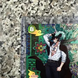 One Piece Dracule Mihawk SP Alt Art OP12-030 SR Azure Sea’s Seven - Image 2