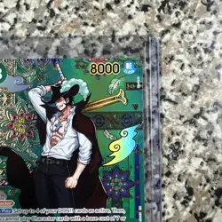 One Piece Dracule Mihawk SP Alt Art OP12-030 SR Azure Sea’s Seven - Image 3