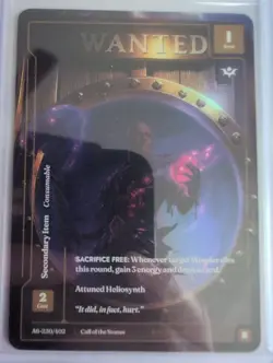 Wonders of the First Wanted Card ALT Frameless Foil A6-220/402 Call of Stones NM - Image 1