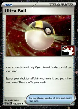 Ultra Ball Holo Uncommon Prize Pack Series Cards 196/198 NM - Image 1