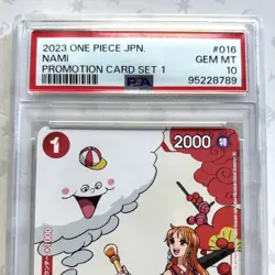 PSA10 Nami OP01-016 Romance Dawn Promotion Card Set 1 One Piece Card 2023 Japan - Image 2