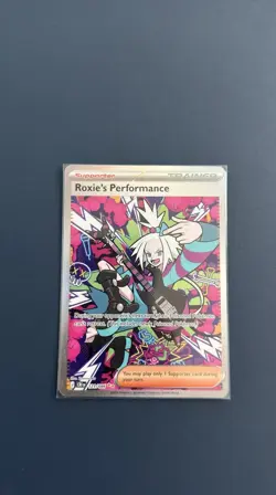 Roxie’s Performance SIR 121/086 Chaos Rising Pokemon Card - Image 1