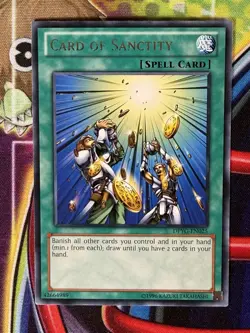 Yugioh Card Of Sanctity DPYG-EN025 Single - Image 1