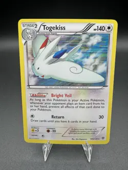 Togekiss - 104/135 - Pokemon Plasma Storm Black & White Holo Rare Card LP/NM - Image 1