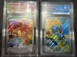 Charmander and Squirtle First Partner Illustration Card 039 Ace 9 - Image 1