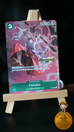 Yamato P-008 Nm/Mint One Piece English Card Game Holo Carte Championship NM - Image 2