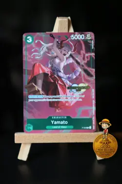 Yamato P-008 Nm/Mint One Piece English Card Game Holo Carte Championship NM - Image 3