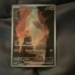 Pokemon TCG Charmander 168/165 Scarlet & Violet 151 Secret Rare Card - Image 1