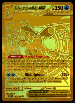 Mega Greninja ex #122/086 Chaos Rising NM Pokemon Card - Image 1