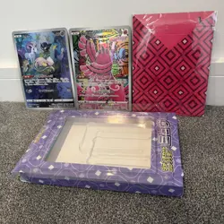 2 x Jumbo Card Sleeping Mew & Oricorio VSTAR Universe PROMO S-P s12a Japanese - Image 1