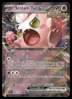 Pokemon Cards Scream Tail ex 094/167 Twilight Masquerade Double Rare NM - Image 1