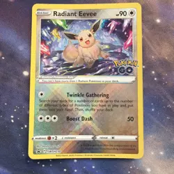 Radiant Eevee SWSH230 SWSH: Sword & Shield Black Star Promo Pokemon Card NM - Image 1