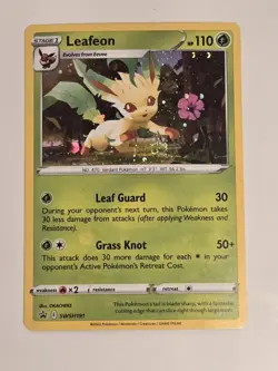 Leafeon - SWSH191 - Pokemon Sword & Shield Promo Ultra Rare Holo Card NM - Image 1