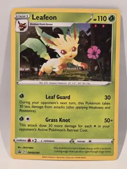 Leafeon - SWSH191 - Pokemon Sword & Shield Promo Ultra Rare Holo Card NM - Image 3