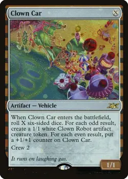 Clown Car Galaxy Foil UNF MTG Magic the Gathering - Image 1