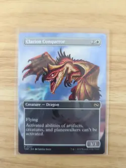 MTG TCG Tarkir: Dragonstorm Clarion Conqueror Borderless 0377 Regular Rare - Image 2