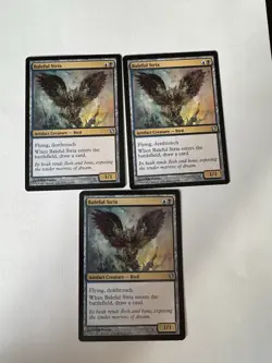Magic The Gathering Baleful Strix 177/356 (Commander 2013) x3 - Image 1