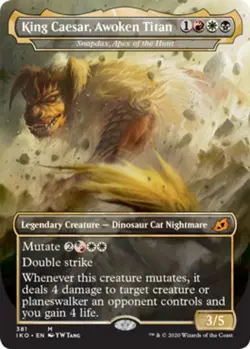 MTG King Caesar, Awoken Titan - Snapdax, Apex of the Hunt, NM-Mint, English Ikor - Image 1