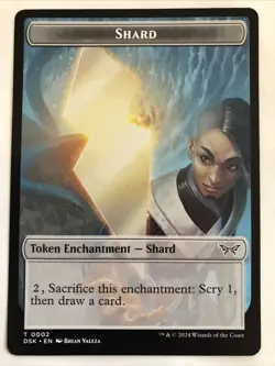 MTG Duskmourn: House of Horror Shard Token 0002 NM - Image 1