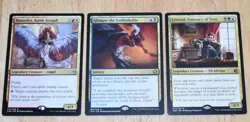 MTG 3x Rare Basandra Battle Seraph, Glimpse the Unthinkable, Leovold Emissary - Image 1