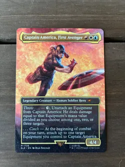 Captain America Secret Lair X Marvel Non-Foil MTG Foil Masterwork of Ingenuity - Image 2