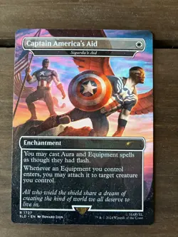 Captain America Secret Lair X Marvel Non-Foil MTG Foil Masterwork of Ingenuity - Image 3