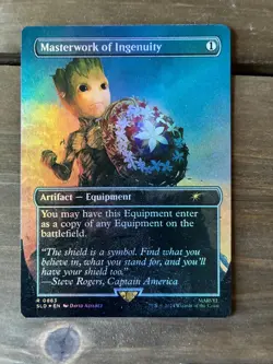 Captain America Secret Lair X Marvel Non-Foil MTG Foil Masterwork of Ingenuity - Image 4