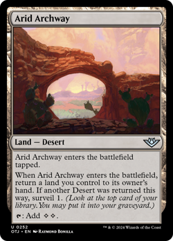x1 Arid Archway OTJ MTG 252 UNCOMMON M/NM 1x - Image 1