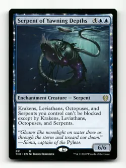 Serpent of Yawning Depths Theros Beyond Death #291 Rare - Image 1