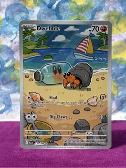 Pokemon TCG; Dwebble 129/086 - Sv: Black Bolt - IR NM - Image 1