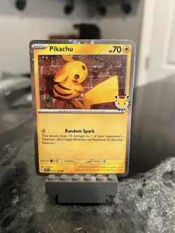 Pikachu Pokemon Day 2026 30th Stamped Promo 051/162 NM - Image 1