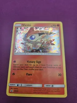 Pokemon TCG Victini SM225 SM Promo Basic Holo 70 HP ENG - Image 1