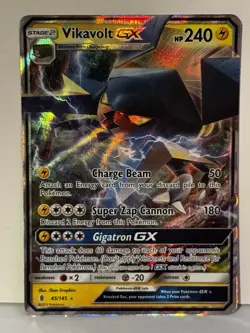 Vikavolt GX 45/145 SM - Guardians Rising NM Pokemon Fast Shipping - Image 1