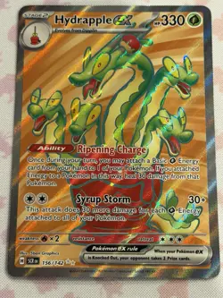 Pokemon TCG Hydrapple ex 156/142 Stellar Crown Full Art Holo NM - Image 1