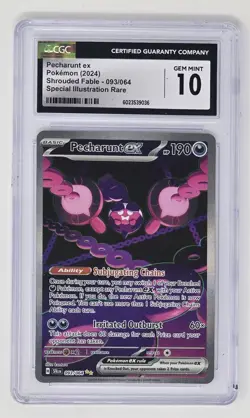 Pecharunt ex (93/64) CGC 10 (2024) Pokemon Illustartion Rare S&V: Shrouded Fable - Image 1