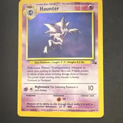 Wizards of the Coast Haunter Fossil 6/62 Unlimited Uncommon English 1999 50HP - Image 1