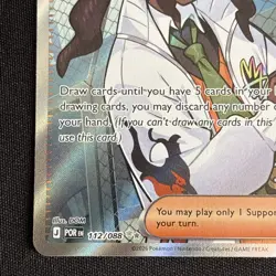 Pokemon TCG NAVEEN 112/088 Ultra Rare Holo PERFECT ORDER - Image 5