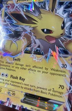 2016 Pokemon Jolteon EX Holo (28/83) - Generations - Image 2