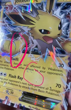 2016 Pokemon Jolteon EX Holo (28/83) - Generations - Image 5