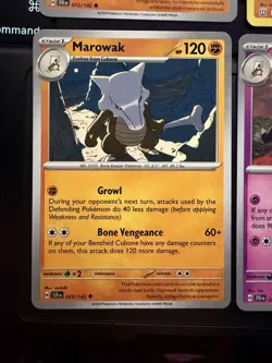 Pokemon TCG Cubone Marowak Card Lot (4) Evolution Line Various Sets NM - Image 2