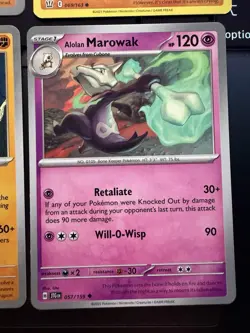 Pokemon TCG Cubone Marowak Card Lot (4) Evolution Line Various Sets NM - Image 3