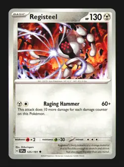 Registeel 125/191 Uncommon Surging Sparks Near Mint - Image 1