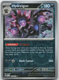 Hydreigon 140/193 Rare Paldea Evolved Pokemon Reverse Holo Near Mint - Image 1