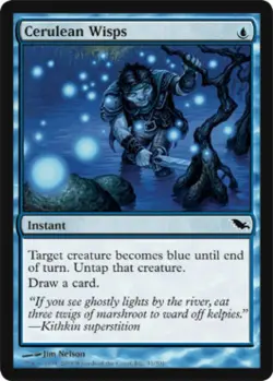Cerulean Wisps - Light Play MTG Shadowmoor - Image 1