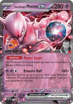 Team Rocket's Mewtwo ex SVP-216 SV Black Star Promos Pokemon CGC 10 Pristine - Image 2