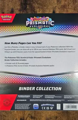 Pokemon TCG: Scarlet & Violet - Prismatic Evolutions Binder Collection Brand NEW - Image 2
