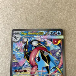 Pokemon Mega Greninja EX 116/086 Rare Full Art Holo, chaos rising - Image 3