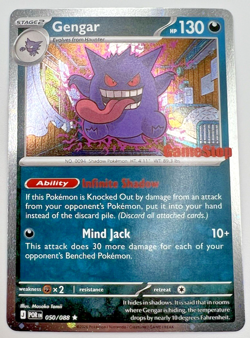 Pokemon TCG Gengar 050/088 GameStop Promo Stamped - Near Mint - Image 1
