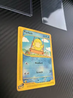 Pokemon TCG Psyduck 104/147 Aquapolis Regular LP FRONT / MP BACK - Image 4