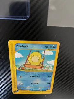 Pokemon TCG Psyduck 104/147 Aquapolis Regular LP FRONT / MP BACK - Image 5